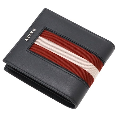 バリー 二つ折り財布 メンズ BRIBEL.DSH ブラック BALLY 6309719 BLACK PALLADIO