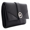 マイケルコース 三つ折り財布 レディース ブラック MICHAEL KORS 35S5SGRE6L BLACK
