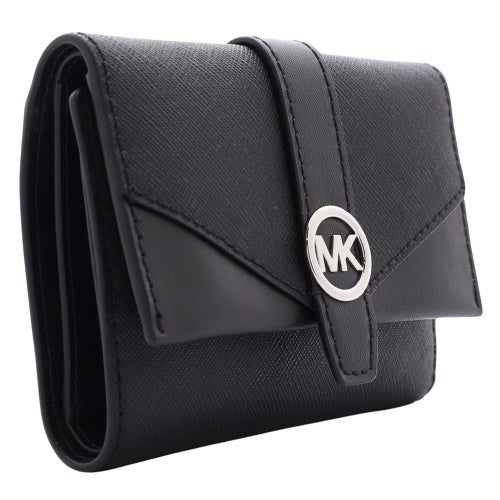 マイケルコース 三つ折り財布 レディース ブラック MICHAEL KORS 35S5SGRE6L BLACK