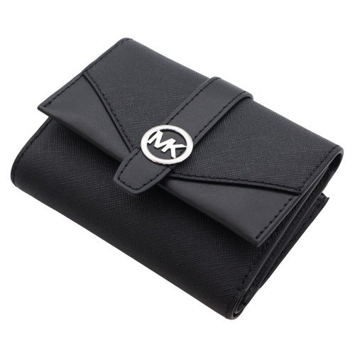 マイケルコース 三つ折り財布 レディース ブラック MICHAEL KORS 35S5SGRE6L BLACK
