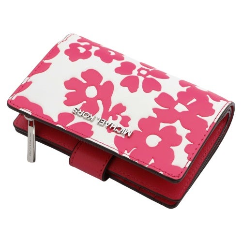マイケルコース 二つ折り財布 レディース レッド MICHAEL KORS 35S5STVF6Y DRAGONFRUIT