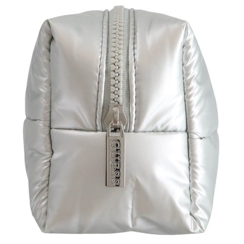 ゲス ポーチ レディース Puffy beauty case ホワイト GUESS Puffy beauty case WHT WHITE
