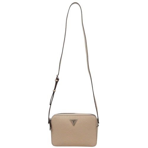 ゲス ショルダーバッグ レディース LILIA MINI CAMERA CROSSBODY ブラウン GUESS SE355870 TAU TAUPE