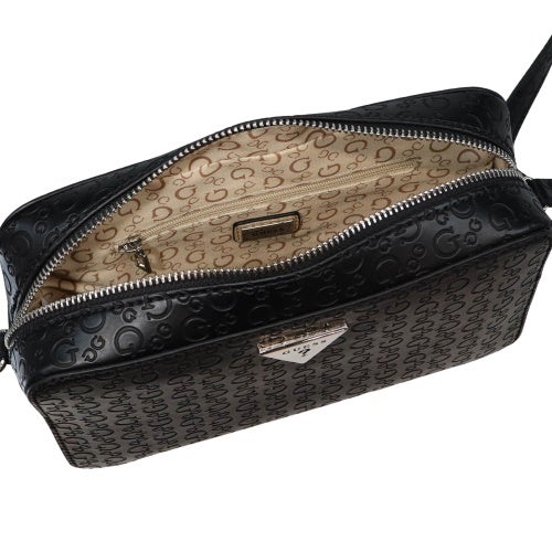ゲス ショルダーバッグ レディース LILIA MINI CAMERA CROSSBODY ブラック GUESS SE355870 BLA BLACK