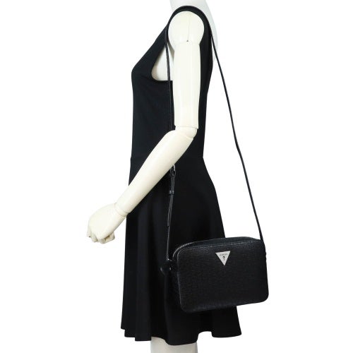 ゲス ショルダーバッグ レディース LILIA MINI CAMERA CROSSBODY ブラック GUESS SE355870 BLA BLACK