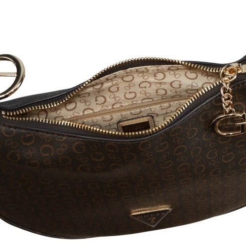 ゲス ショルダーバッグ レディース POLLY MINI SHOULDER ブラウン GUESS SG255672 NAT NATURAL