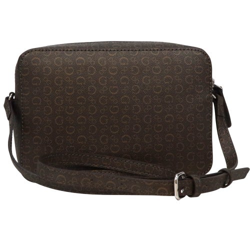 ゲス ショルダーバッグ レディース LILIA MINI CAMERA CROSSBODY ブラウン GUESS SV355870 NAT NATURAL