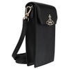 ヴィヴィアンウエストウッド ショルダーバッグ レディース PHONE BAG ブラック Vivienne Westwood 58030001U S000D N403