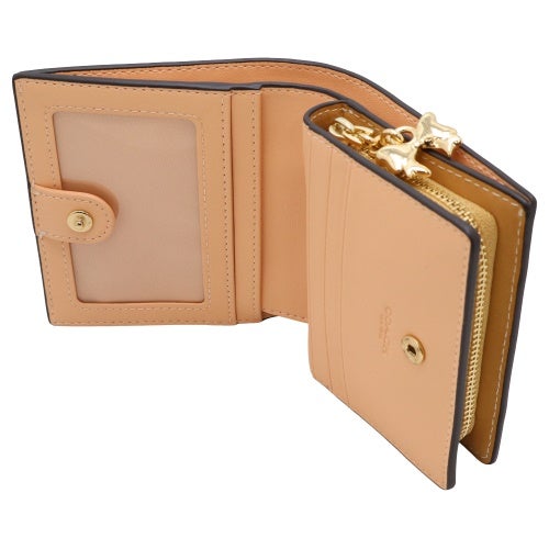 コーチ アウトレット 二つ折り財布 レディース ベージュ COACH OUTLET CFA23 IMS9W