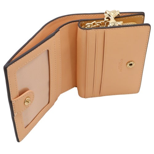 コーチ アウトレット 二つ折り財布 レディース ベージュ COACH OUTLET CFA23 IMS9W