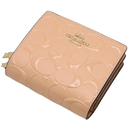 コーチ アウトレット 二つ折り財布 レディース ベージュ COACH OUTLET CFA23 IMS9W