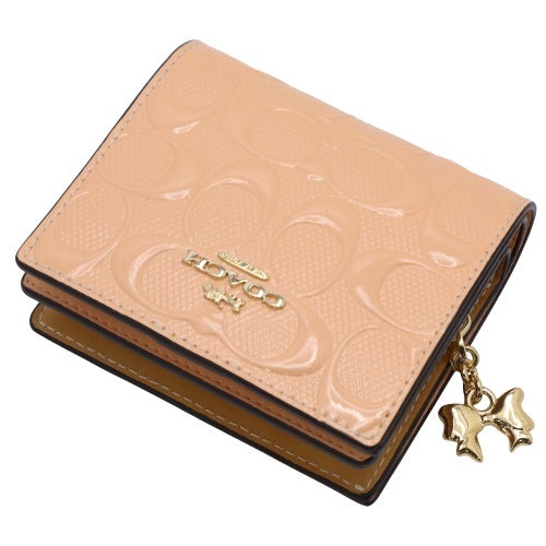 コーチ アウトレット 二つ折り財布 レディース ベージュ COACH OUTLET CFA23 IMS9W
