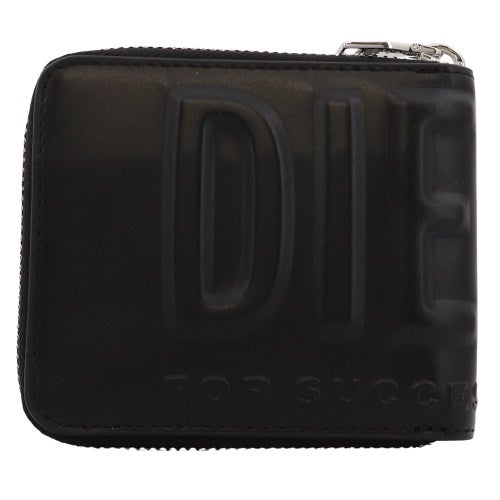 ディーゼル 二つ折り財布 メンズ DSL 3D- BI FOLD COIN ZIP XS ブラック DIESEL X10007 PR818 T8013 BLACK