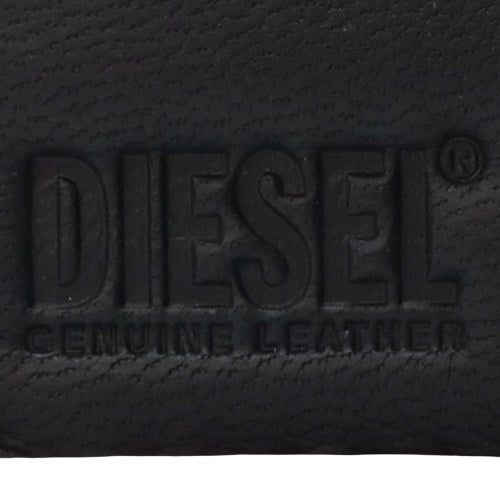 ディーゼル 二つ折り財布 メンズ DSL 3D- BI FOLD COIN ZIP XS ブラック DIESEL X10007 PR818 T8013 BLACK