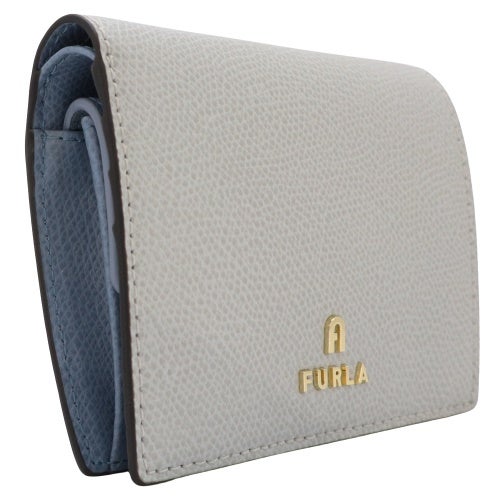 フルラ 二つ折り財布 レディース カメリア グレー FURLA WP00304 ARE000 4351S COLOR CRISTALLO d+CELESTIAL int.