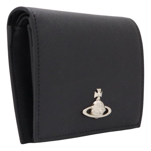 ヴィヴィアンウエストウッド 二つ折り財布 レディース ブラック Vivienne Westwood 51150030W S0021 N401 BLACK