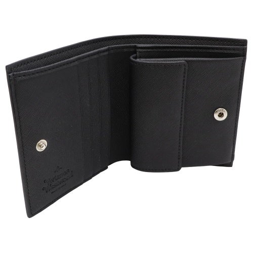 ヴィヴィアンウエストウッド 二つ折り財布 レディース ブラック Vivienne Westwood 51150030W S0021 N401 BLACK