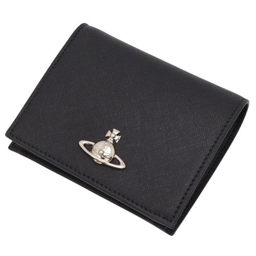 ヴィヴィアンウエストウッド 二つ折り財布 レディース ブラック Vivienne Westwood 51150030W S0021 N401 BLACK