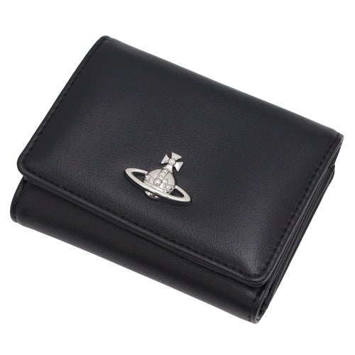 ヴィヴィアンウエストウッド 三つ折り財布 レディース ブラック Vivienne Westwood 5115002MW S0026 N401 BLACK
