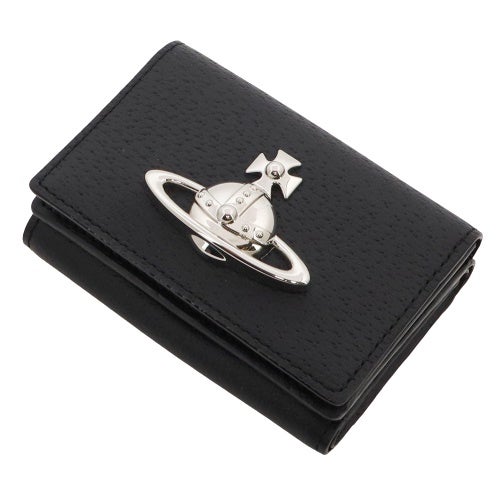 ヴィヴィアンウエストウッド 三つ折り財布 レディース ブラック Vivienne Westwood 5115003YW L00F7 N401 BLACK